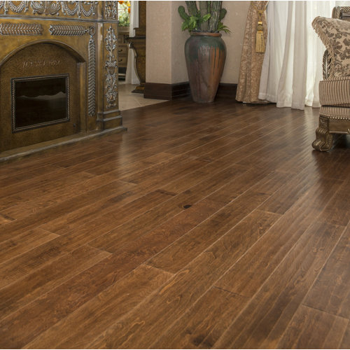 Welles Hardwood Birch 5'' W Water Resistant Hardwood Flooring & Reviews